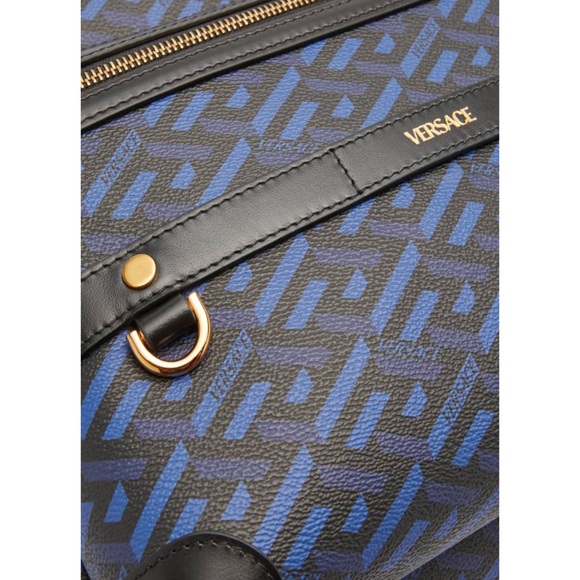 New! Versace Backpack with Signature La Greca Print and gold-tone hardware - Picture 5 of 6